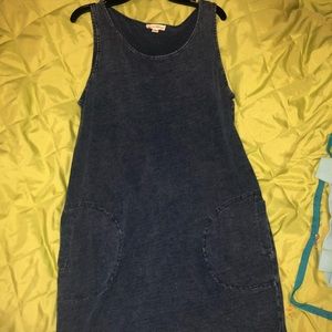 jean dress with pockets